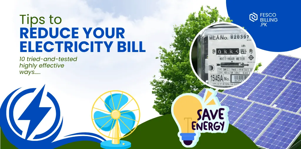An image showing ways to reduce your electricity bill