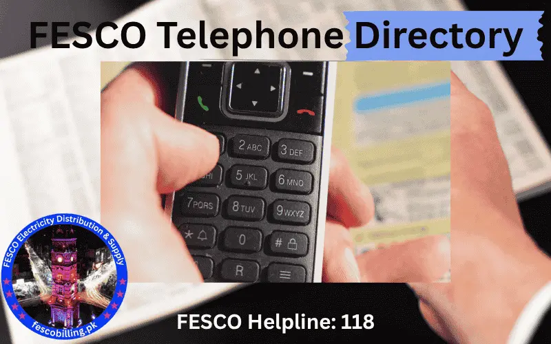 FESCO Helpline - Telephone Directory for FESCO Consumers